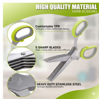 5 Layers Vegetable Scissors