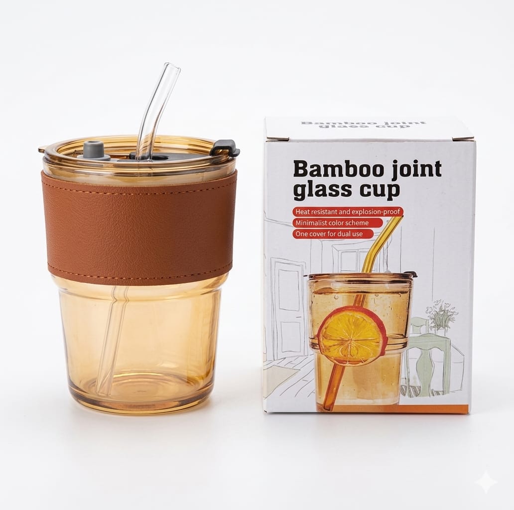 Bamboo Joint Glass Cup