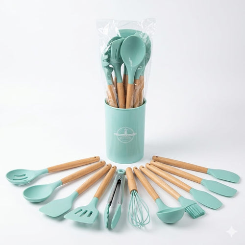 12 Pcs Silicone Kitchen Utensils Set