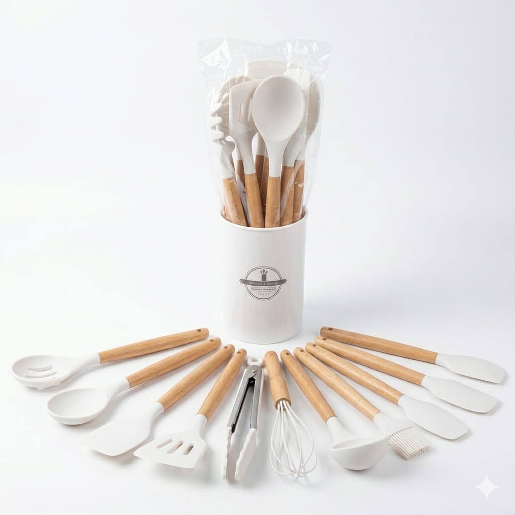 12 Pcs Silicone Kitchen Utensils Set