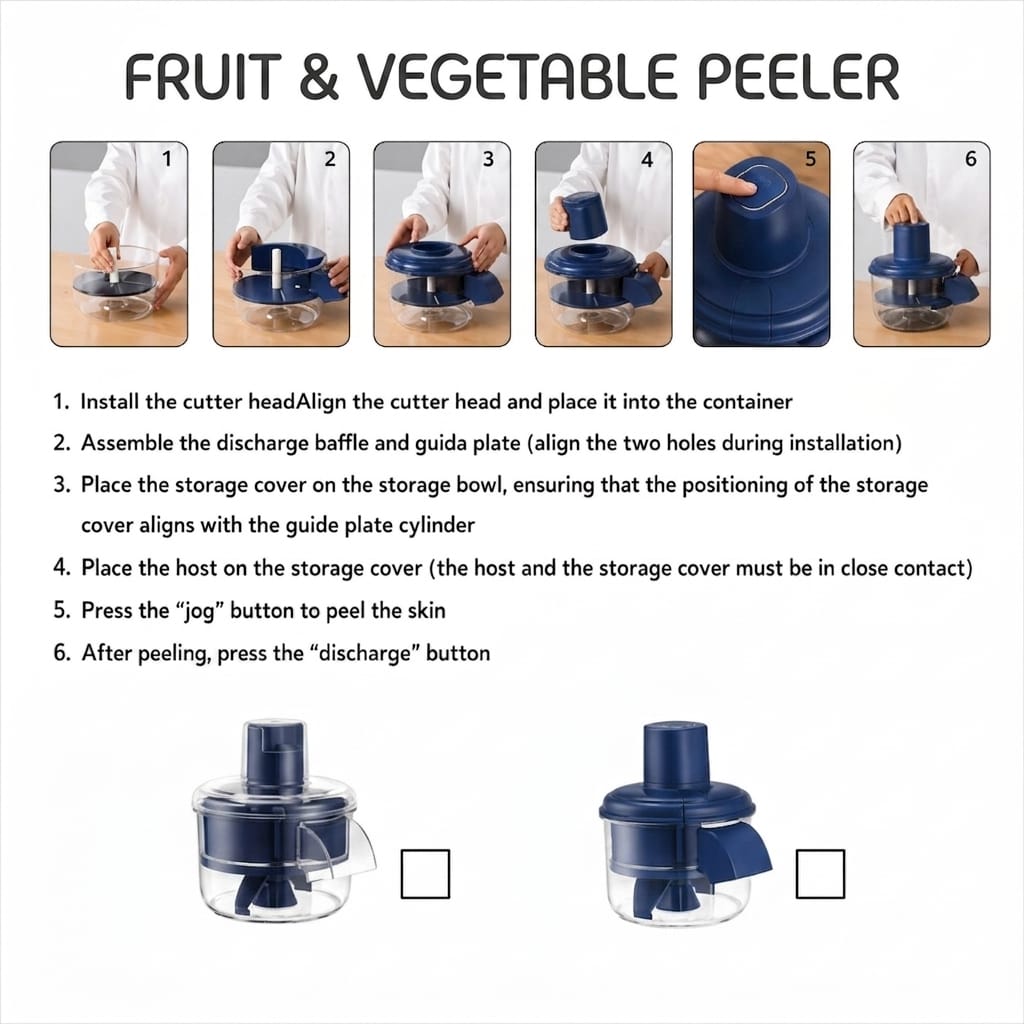 Electric Fruit & Vegetable Peeler